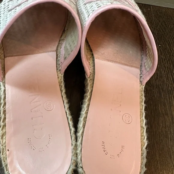 Chanel Backless Espadrille sz 37